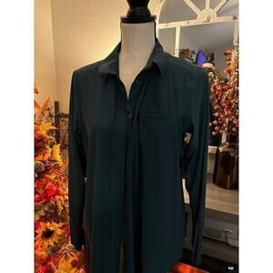 Athleta button up‎ blouse size small